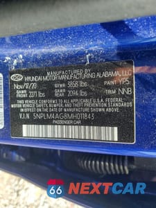Zdjęcie 12 z 12 samochodu: 2021 HYUNDAI ELANTRA SEL VIN:5NPLM4AG8MH011843 - miniatura