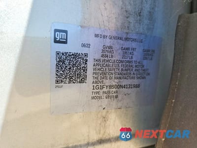 Zdjęcie 13 z 13 samochodu: 2022 CHEVROLET BOLT EUV LT VIN:1G1FY6S00N4131988 - miniatura