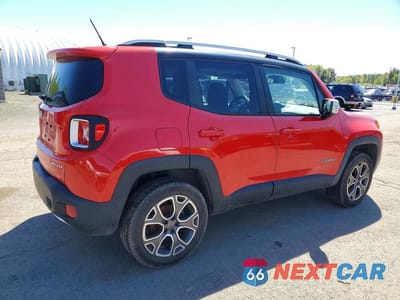 Trzecie zdjęcie samochodu z tyłu: 2015 JEEP RENEGADE LIMITED VIN:ZACCJBDT5FPC04726 - miniatura