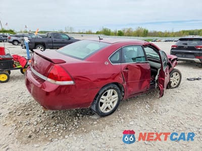 Trzecie zdjęcie samochodu z tyłu: 2007 CHEVROLET IMPALA LT VIN:2G1WC58R779312519 - miniatura