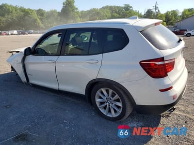 Drugie zdjęcie samochodu z przodu: 2015 BMW X3 XDRIVE28I VIN:5UXWX9C58F0D49824 - miniatura