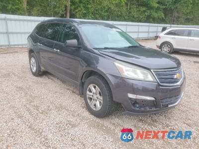 Czwarte zdjęcie samochodu z boku: 2014 CHEVROLET TRAVERSE LS VIN:1GNKRFED2EJ307384 - miniatura