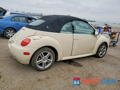 Trzecie zdjęcie samochodu z tyłu: 2005 VOLKSWAGEN NEW BEETLE GLS VIN:3VWCD31Y85M362182 - miniatura