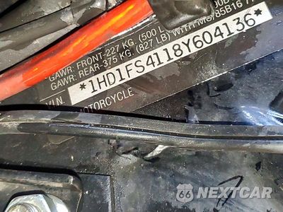 Zdjęcie 10 z 10 samochodu: 2008 HARLEY DAVIDSON FLTR VIN:1HD1FS4118Y604136 - miniatura