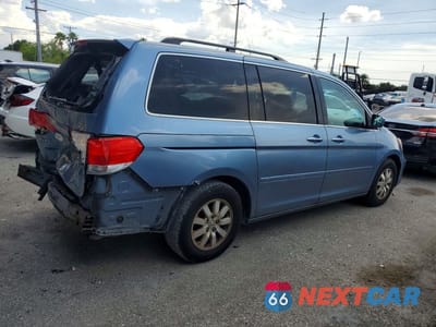 Trzecie zdjęcie samochodu z tyłu: 2008 HONDA ODYSSEY EXL VIN:5FNRL38608B046224 - miniatura