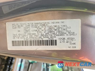 Zdjęcie 12 z 12 samochodu: 2002 TOYOTA TUNDRA SR5 V8 VIN:5TBRT34122S332176 - miniatura