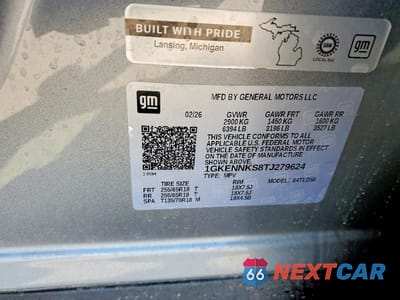 Zdjęcie 13 z 13 samochodu: 2026 GMC ACADIA ELEVATION VIN:1GKENNKS8TJ279624 - miniatura
