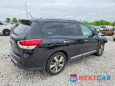 Trzecie zdjęcie samochodu z tyłu: 2014 NISSAN PATHFINDER PLATINUM VIN:5N1AR2MM4EC713004 - miniatura