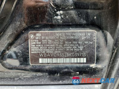 Zdjęcie 13 z 13 samochodu: 2008 BMW 328 VIN:WBAVC93528K039713 - miniatura
