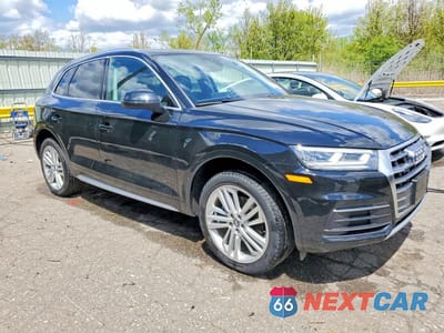 Czwarte zdjęcie samochodu z boku: 2018 AUDI Q5 PREMIUM PLUS VIN:WA1BNAFY2J2230071 - miniatura