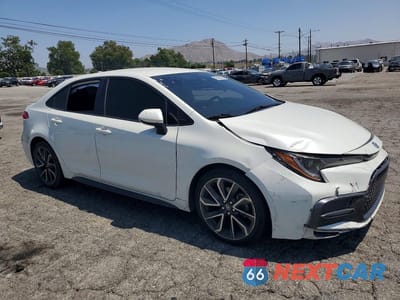 Czwarte zdjęcie samochodu z boku: 2020 TOYOTA COROLLA SE VIN:JTDS4RCE1LJ034519 - miniatura