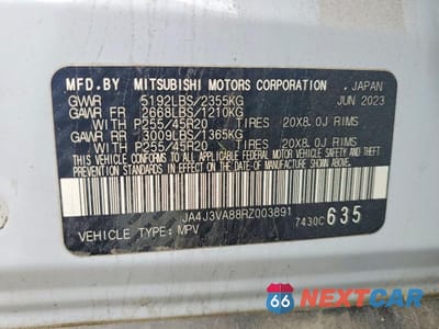 Zdjęcie 13 z 13 samochodu: 2024 MITSUBISHI OUTLANDER SE VIN:JA4J3VA88RZ003891 - miniatura