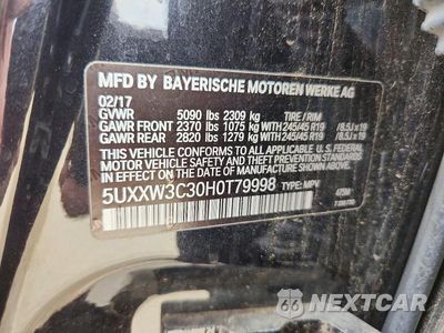 Zdjęcie 12 z 12 samochodu: 2017 BMW X4 XDRIVE28I VIN:5UXXW3C30H0T79998 - miniatura