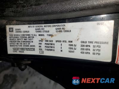 Zdjęcie 12 z 12 samochodu: 2007 CHEVROLET COLORADO VIN:1GCDT199378252238 - miniatura