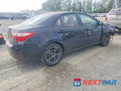 Trzecie zdjęcie samochodu z tyłu: 2016 TOYOTA COROLLA LE VIN:2T1BURHE3GC663175 - miniatura