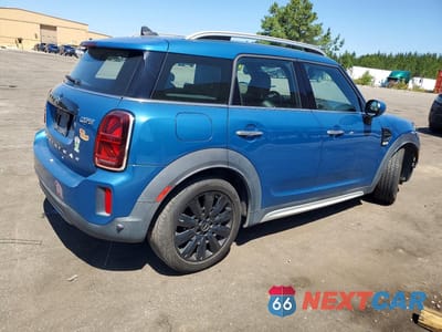 Trzecie zdjęcie samochodu z tyłu: 2022 MINI COOPER COUNTRYMAN VIN:WMZ23BR04N3N37457 - miniatura