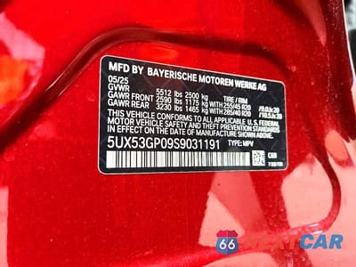Zdjęcie 13 z 13 samochodu: 2025 BMW X3 30 XDRIVE VIN:5UX53GP09S9031191 - miniatura