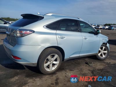 Trzecie zdjęcie samochodu z tyłu: 2010 LEXUS RX 350 VIN:2T2BK1BA3AC009437 - miniatura