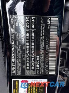 Zdjęcie 14 z 14 samochodu: 2014 MERCEDES-BENZ GL 450 4MATIC VIN:4JGDF7CE8EA289772 - miniatura