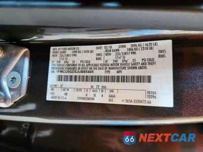 Zdjęcie 13 z 13 samochodu: 2018 FORD ESCAPE SE VIN:1FMCU0GD5JUB85405 - miniatura
