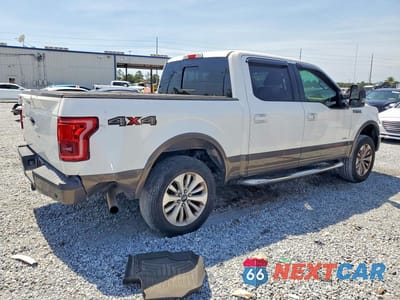 Trzecie zdjęcie samochodu z tyłu: 2015 FORD F150 SUPERCREW VIN:1FTEW1EG9FFA85166 - miniatura