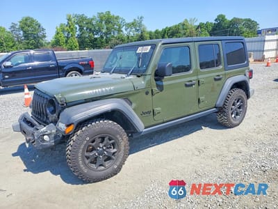 2021 JEEP WRANGLER UNLIMITED SPORT 1C4HJXDGXMW593630 - główne zdjęcie licytacji z USA - miniatura
