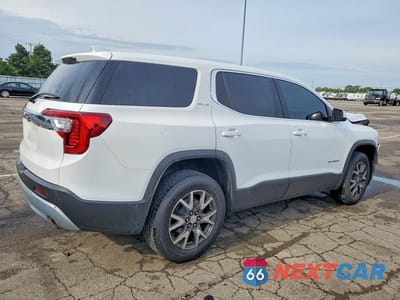 Trzecie zdjęcie samochodu z tyłu: 2021 GMC ACADIA SLE VIN:1GKKNKLA7MZ121446 - miniatura