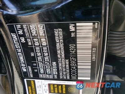 Zdjęcie 12 z 12 samochodu: 2016 MERCEDES-BENZ GLC 300 VIN:WDC0G4JB9GF114390 - miniatura