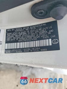 Zdjęcie 12 z 12 samochodu: 2025 LEXUS ES 350 BASE VIN:58ACZ1B12SU214566 - miniatura