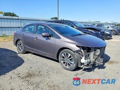 Czwarte zdjęcie samochodu z boku: 2015 HONDA CIVIC EX VIN:19XFB2F87FE298950 - miniatura