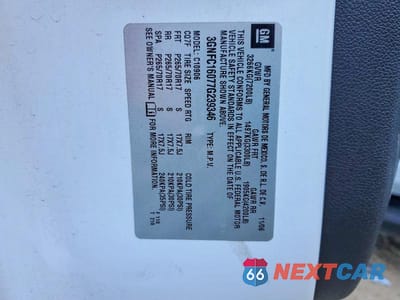Zdjęcie 13 z 13 samochodu: 2007 CHEVROLET SUBURBAN C1500 VIN:3GNFC16077G239346 - miniatura