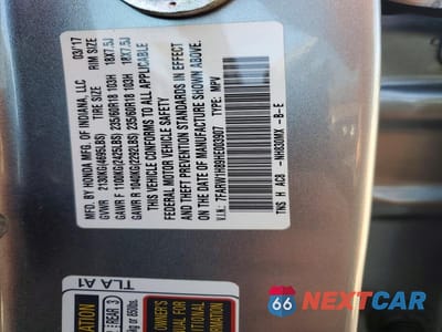 Zdjęcie 13 z 13 samochodu: 2017 HONDA CR-V EXL VIN:7FARW1H89HE003907 - miniatura