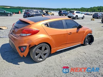 Trzecie zdjęcie samochodu z tyłu: 2014 HYUNDAI VELOSTER TURBO VIN:KMHTC6AE7EU205585 - miniatura