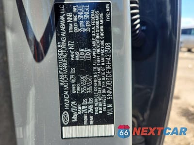 Zdjęcie 13 z 13 samochodu: 2024 HYUNDAI TUCSON SEL VIN:5NMJB3DE1RH421308 - miniatura