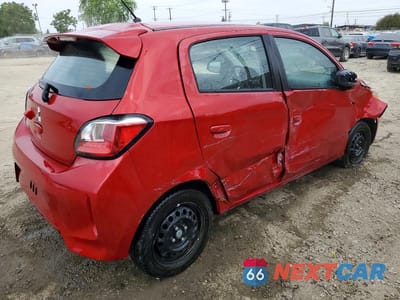 Trzecie zdjęcie samochodu z tyłu: 2024 MITSUBISHI MIRAGE ES VIN:ML32AUHJ2RH017782 - miniatura