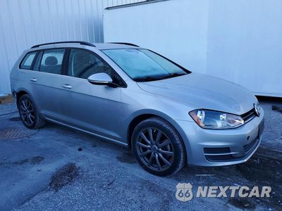 Czwarte zdjęcie samochodu z boku: 2015 VOLKSWAGEN GOLF SPORTWAGEN TDI S VIN:3VWCA7AU5FM511436 - miniatura