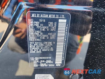 Zdjęcie 14 z 14 samochodu: 2019 INFINITI QX80 LUXE VIN:JN8AZ2NE6K9230168 - miniatura