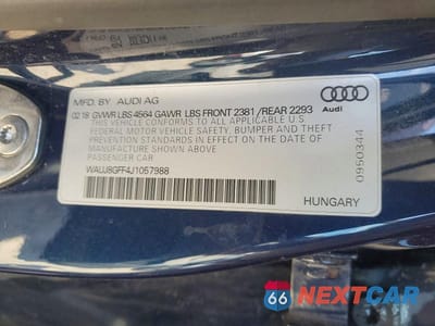 Zdjęcie 12 z 12 samochodu: 2018 AUDI A3 PREMIUM PLUS VIN:WAUJ8GFF4J1057988 - miniatura
