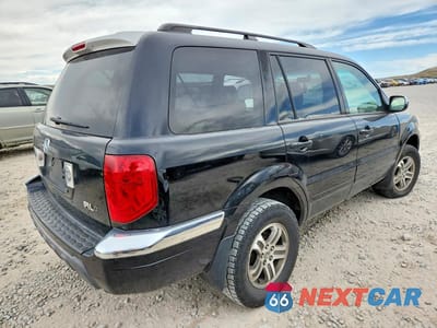 Trzecie zdjęcie samochodu z tyłu: 2004 HONDA PILOT EXL VIN:2HKYF18614H505070 - miniatura