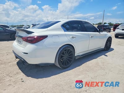 Trzecie zdjęcie samochodu z tyłu: 2014 INFINITI Q50 PREMIUM VIN:JN1BV7AR1EM693292 - miniatura