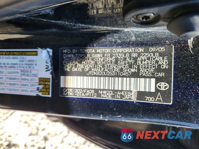Zdjęcie 12 z 12 samochodu: 2005 TOYOTA PRIUS BASE VIN:JTDKB20U253110457 - miniatura