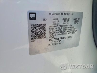 Zdjęcie 12 z 12 samochodu: 2024 CHEVROLET MALIBU LT VIN:1G1ZD5ST9RF173387 - miniatura