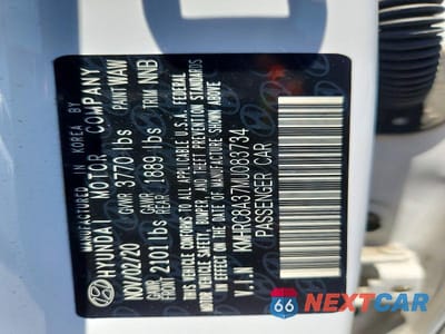 Zdjęcie 12 z 12 samochodu: 2021 HYUNDAI VENUE SEL VIN:KMHRC8A37MU083734 - miniatura