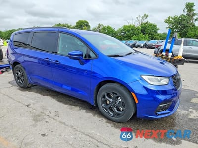 Czwarte zdjęcie samochodu z boku: 2021 CHRYSLER PACIFICA HYBRID LIMITED VIN:2C4RC1S72MR590583 - miniatura