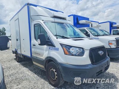 Czwarte zdjęcie samochodu z boku: 2022 FORD TRANSIT DELIVERY TRUCK VIN:1FDBW5Z81NKA20200 - miniatura
