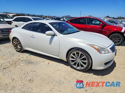 Czwarte zdjęcie samochodu z boku: 2010 INFINITI G37 CONVERTIBLE BASE VIN:JN1CV6FE3AM352975 - miniatura