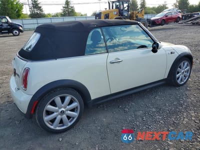 Trzecie zdjęcie samochodu z tyłu: 2007 MINI COOPER S VIN:WMWRH33587TL95446 - miniatura