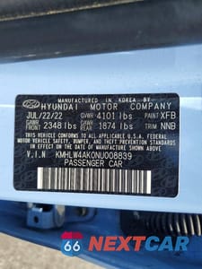 Zdjęcie 12 z 12 samochodu: 2022 HYUNDAI ELANTRA N BASE VIN:KMHLW4AK0NU008839 - miniatura