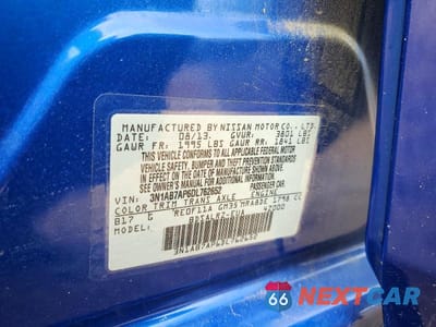 Zdjęcie 12 z 12 samochodu: 2013 NISSAN SENTRA S VIN:3N1AB7AP6DL762652 - miniatura