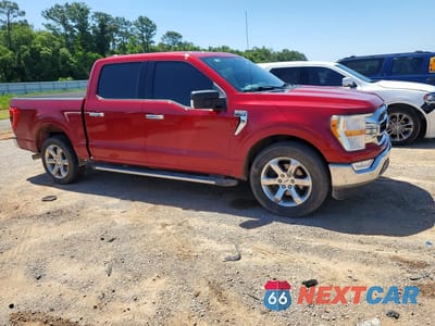 Czwarte zdjęcie samochodu z boku: 2021 FORD F150 SUPERCREW VIN:1FTEW1CP4MKE10863 - miniatura